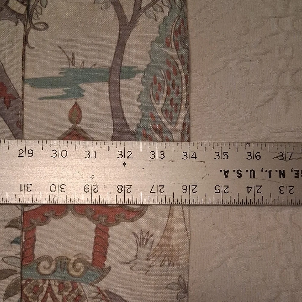 Decorative Elephant Print Curtain Pair